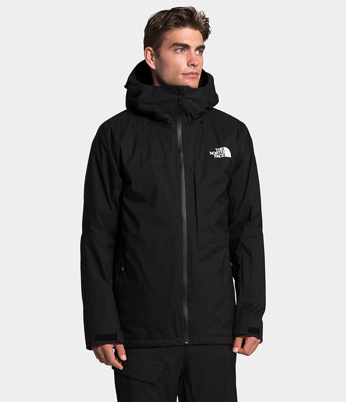 The North Face Puffer Jacket ThermoBall™ Eco Snow Triclimate® Black - Mens - Thailand EKJZH-3491